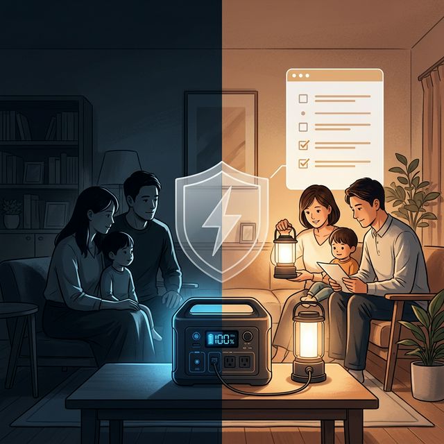 ポータブル電源 停電に備えるチェックリスト