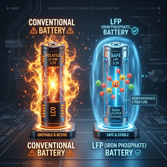 ポータブル電源 リン酸鉄リチウムイオン電池とは？三元系との違い・メリット・デメリットを徹底比較